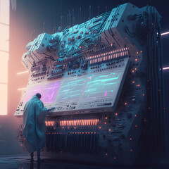 Futuristic Modular Synthezisers
