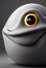 Obraz premium Cute Creature like an Alien