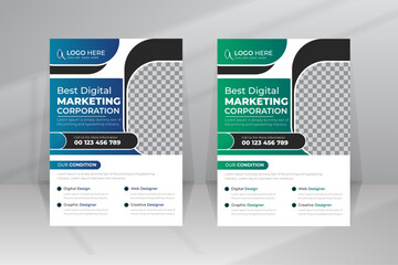 Digital  Marketing Agency Business Flyer Template Design