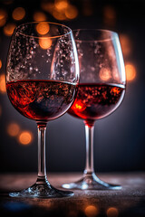 Celebration - clinking wine glasses, NYE New Years, Xmas, Birthday