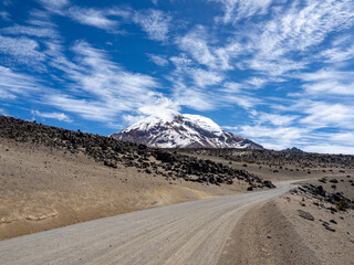 Fototapeta na wymiar Volcán Chimborazo, provincia de Chimborazo, Ecuador