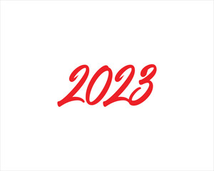 2023 Happy New Year Design. 2023 Happy New Year Lettering