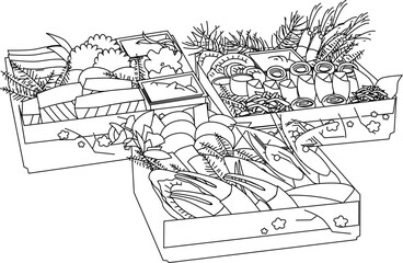 food coloring vector.