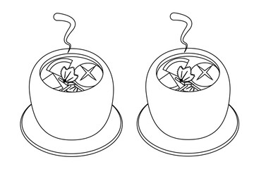 food coloring vector.