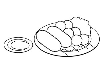 food coloring vector.