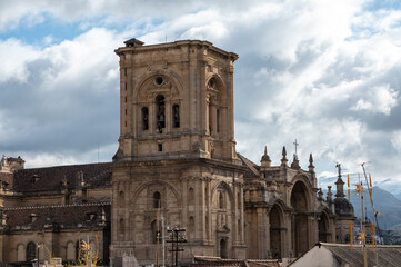 Fototapeta na wymiar View of the beautiful Catedral de Granada.in 2022.
