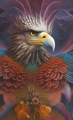Fototapeta premium eagle in flight