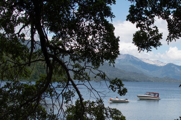 Patagonia beach & boats