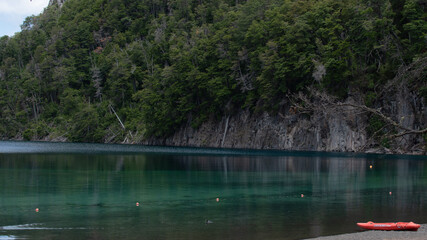 Patagonia beach & boats