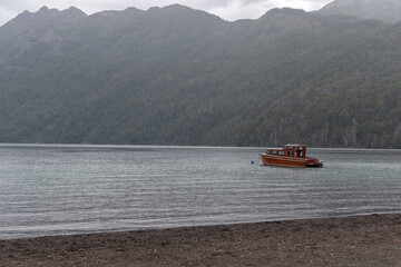 Patagonia beach & boats