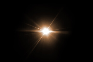  Abstract sun bursts, digital flares, yellow glare on  black background.light background.