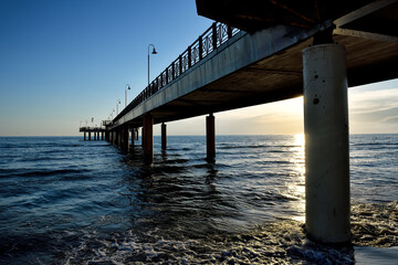 Obraz premium sunset in the sea