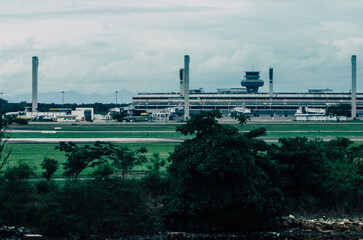 View of Tom Jobim International Airport in Rio de Janeiro, Brazil