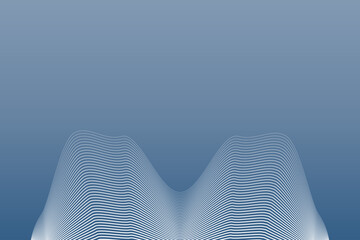 Simple wave line background. Vector illustration.