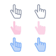 Obraz premium 人差し指