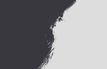 vector abstract grunge texture black brush Background with halftone effect. 