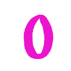 Alphabet Color Crayon Standard 0 number alphabet