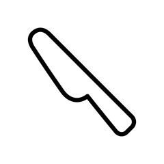 Fototapeta premium Table knife vector icon symbol design