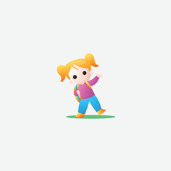 child design illustration vector gradient