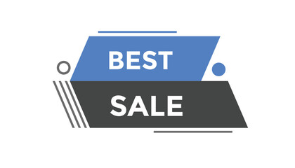 Best Sale button web banner templates. Vector Illustration
