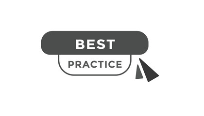 Best practice button web banner templates. Vector Illustration
