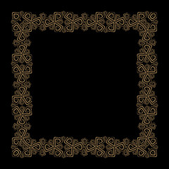 antique and retro frame. Empty card background	