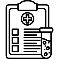 Fototapeta premium Test result Icon