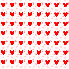 Abstract seamless pattern with hearts background.