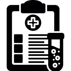 Fototapeta premium Test result Icon