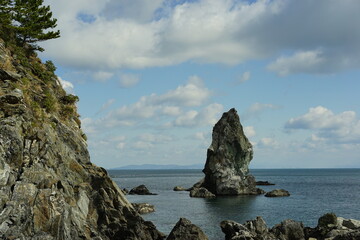 Fototapeta na wymiar 上立神岩