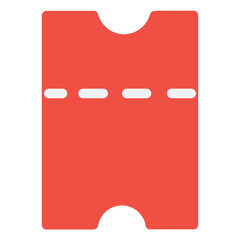 Ticket Flat Icon