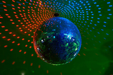disco ball in a club