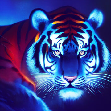 Blue Tiger Images – Browse 1,660 Stock Photos, Vectors, and Video