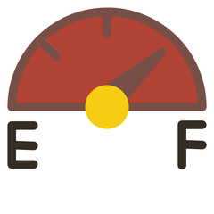 Charge Meter Flat Icon