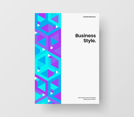 Minimalistic cover A4 vector design illustration. Isolated mosaic pattern banner layout.