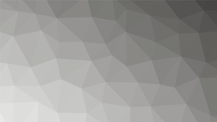 Obraz premium Monochrome polygon pattern. Low poly design/. Vector illustration 