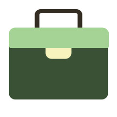 Suitcase Flat Icon