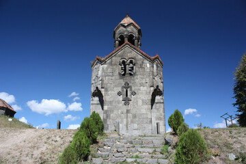 Fototapeta na wymiar Haghpat Monastery is a monastery of the Armenian Apostolic Church in Haghpat in the province of Lori in the north of Armenia