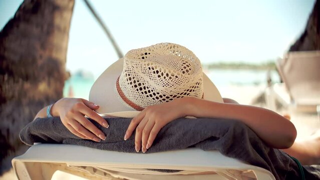 weekend sunbathe relaxation . beach sunbathing weekend 