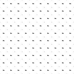 Square seamless background pattern from geometric shapes are different sizes and opacity. The pattern is evenly filled with small black bulldozer symbols. Vector illustration on white background