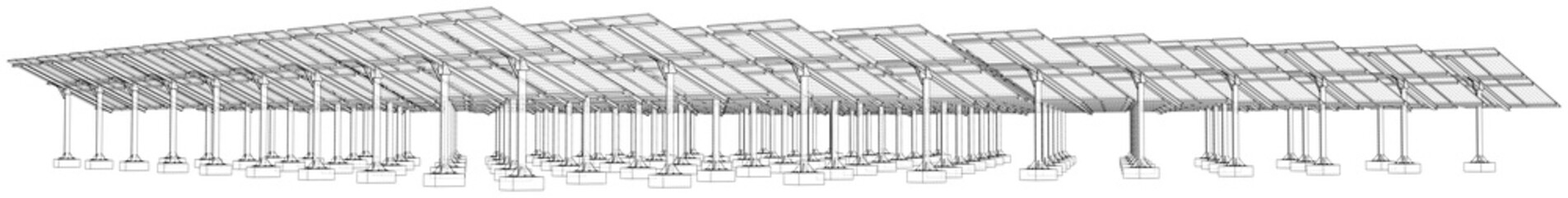 Solar Panel Concept. Vector