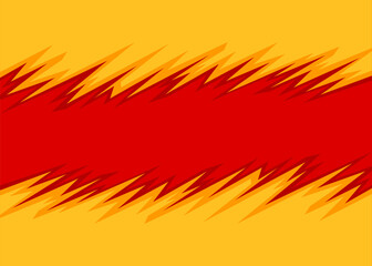 Abstract background with jagged spike pattern and with some copy space area