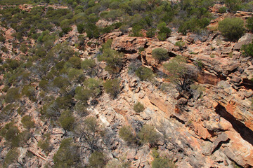 rock face at kalbarri (australia) 