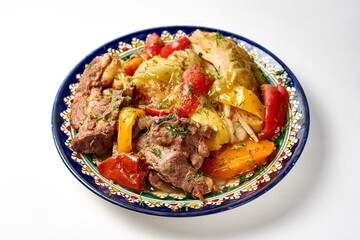 meat with vegetables