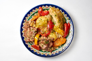 meat with vegetables