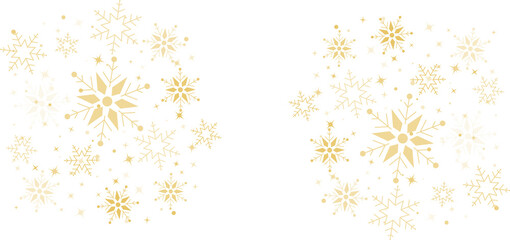 Golden snowflake background © TWINS DESIGN STUDIO