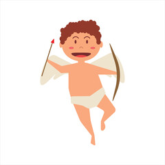 Cupid Cartoon Illustration