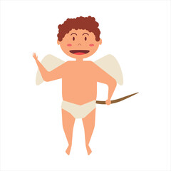 Cupid Cartoon Illustration