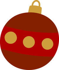 Christmas bauble ball