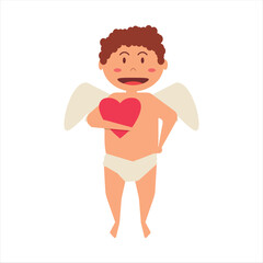 Cupid Cartoon Illustration